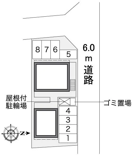 ★手数料０円★宇都宮市東峰町　月極駐車場（LP）